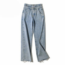 Load image into Gallery viewer, WIXRA Women High Waist Straight Denim Jeans