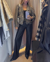 Load image into Gallery viewer, WOTWOY Women High Waisted Loose Leather Pants