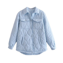 Load image into Gallery viewer, TANDADA Women Oversize Cotton Long Sleeve Padded Overcoat