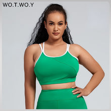 Load image into Gallery viewer, WOTWOY Women Hollow Out Elastic Plus Size Bra