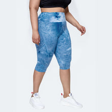 Load image into Gallery viewer, WOTWOY Women High Waist Tie-dyed Plus Size Shorts