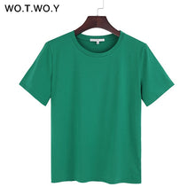 Load image into Gallery viewer, WOTWOY Short Sleeve Loose O-Neck T-shirt
