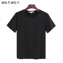 Load image into Gallery viewer, WOTWOY Short Sleeve Loose O-Neck T-shirt
