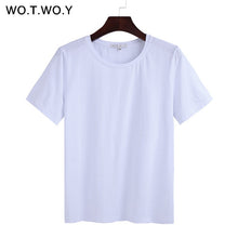 Load image into Gallery viewer, WOTWOY Short Sleeve Loose O-Neck T-shirt