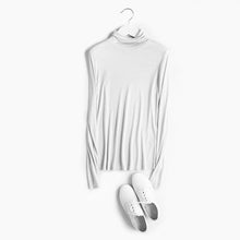Load image into Gallery viewer, SUYADREAM Turtleneck Long Sleeve Bottoming-Shirt
