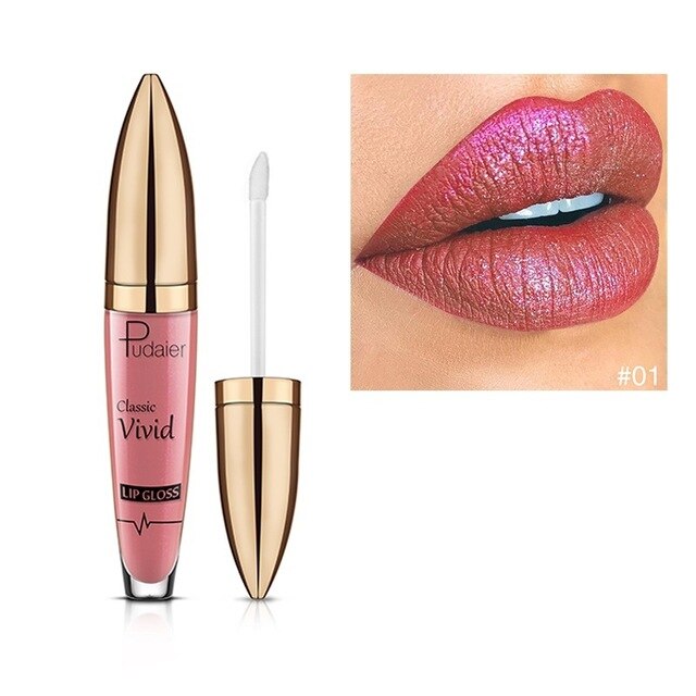 PUDAIER Classic Vivid 18 Color Glitter Lipstick