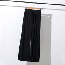 Load image into Gallery viewer, OLGITUM Women Soft Silk Knit Wide Leg Pants